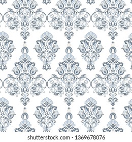 Seamless vintage wallpaper. Vector background