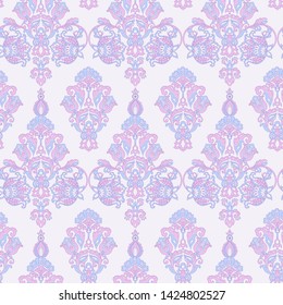Seamless vintage wallpaper. Vector background