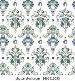 Seamless vintage wallpaper. Vector background