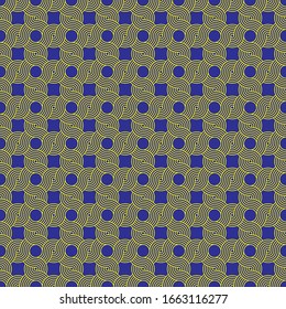 Seamless vintage weave cord knot pattern