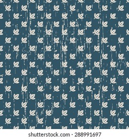 Seamless vintage worn out leaf pattern background.
Seamless worn out background image of vintage leaf pattern.
