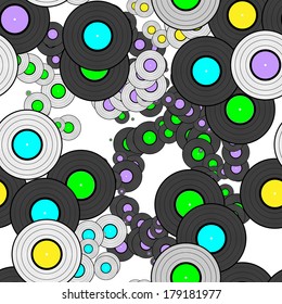 Seamless vinyl discs