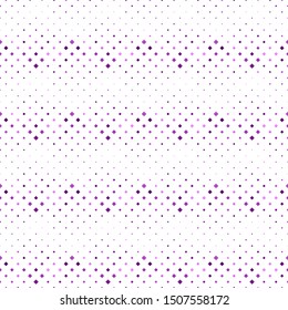 Seamless violet diagonal square pattern background - abstract vector design from squares