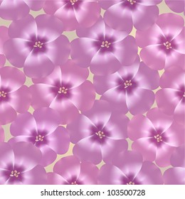 Seamless violet floral background