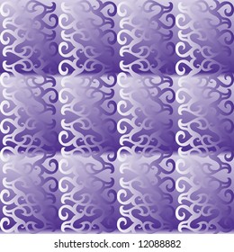 Seamless violet ornament vector pattern