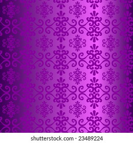 Seamless violet ornament vector pattern