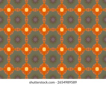 Nahtloses visuelles Interieur geometrische Dekoration symmetrische Mode Vorlage Textur Stoff Stoff Grafik digitale Tapete Kunst Luxus Fliesen Form Perspektive Hintergrund Textil Endlos Design Muster.