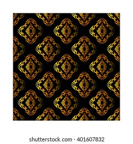 seamless vitage pattern design vector wallpaper. seamless arabic ornate design ornament  background vector illustration, wallpaper with gold pattern for design. 