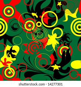 Seamless vivid abstract background