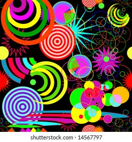 Seamless vivid abstract background