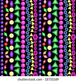 Seamless vivid bead background