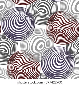 Seamless vivid circle abstract pattern