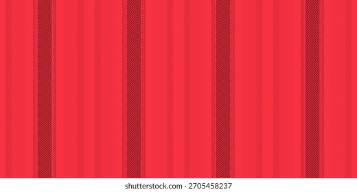 Seamless vivid coral striped pattern. Textile design, wallpaper, and background use. Modern and vibrant graphic texture for creative projects.