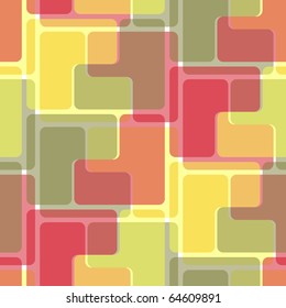 Seamless vivid tile vector pattern