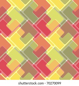 Seamless vivid tile vector pattern