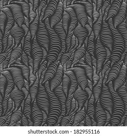 Seamless volume pattern. Lines background