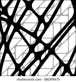 Seamless volumetric background from black lines