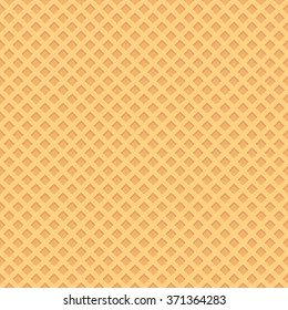 Seamless wafer background. Vector illustrator.