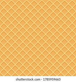 Seamless wafer background for your design. Vector illustrator.