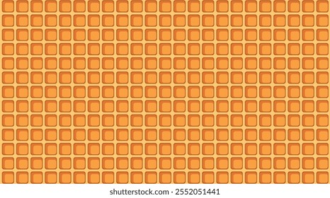Seamless wafer design with a realistic repeating pattern, ideal for backgrounds. Textured surface resembling an ice cream cone. Vector illustration.