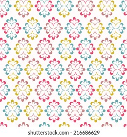 Fondo de pantalla sin costuras con adorno abstracto. Formato de Vector
