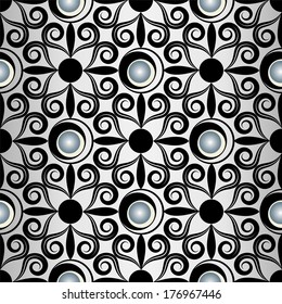 seamless wallpaper. abstract pattern.floral background