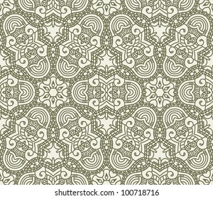 Seamless wallpaper with aztec ornament in gray colors