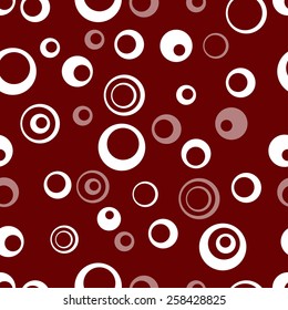 Seamless wallpaper or background or printing on fadric with spiral pattern monochrome - Vector illustration