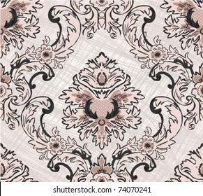 Seamless wallpaper background  vintage vector