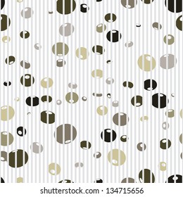 Seamless wall-paper with balls