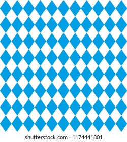 Seamless wallpaper. Bavarian Oktoberfest flag