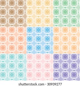 Seamless wallpaper design.