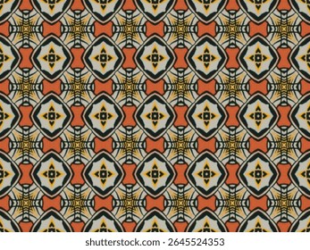 Seamless Wallpaper Design Background Graphic Texture Decoration Art Digital Symmetric Visual Template Textile Interior Perspective Cloth Geometric Fashion Luxury Fabric Tile Shape Endless Pattern.