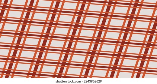 Seamless wallpaper with diagonal orange stripes. Vector for seamless print and stylish interior design, wallpaper, textile.