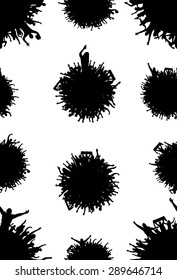Seamless wallpaper from fans for sports championships and music concerts.