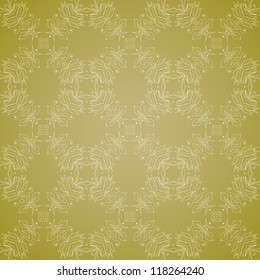 Seamless wallpaper with floral ornament