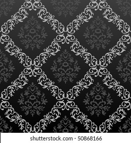 Seamless Wallpaper floral. Vector illustration