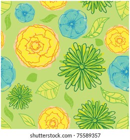 seamless wallpaper with flower