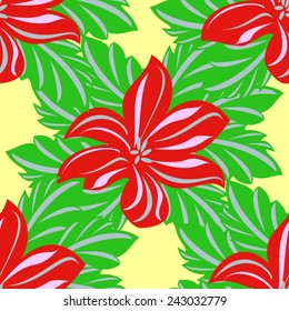 seamless Wallpaper with flowers