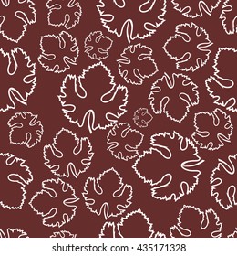 seamless wallpaper grape leaves