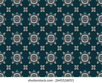 Seamless Wallpaper Graphic Geometric Decoration Texture Shape Fashion Cloth Digital Tile Luxury Visual Textile Perspective Template Fabric Art Design Endless Background Interior Symmetric Pattern.