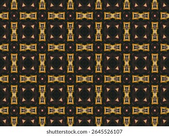 Seamless Wallpaper Graphic Geometric Decoration Texture Shape Fashion Cloth Digital Tile Luxury Visual Textile Perspective Template Fabric Art Design Endless Background Interior Symmetric Pattern.