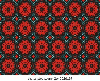 Seamless Wallpaper Graphic Geometric Decoration Texture Shape Fashion Cloth Digital Tile Luxury Visual Textile Perspective Template Fabric Art Design Endless Background Interior Symmetric Pattern.