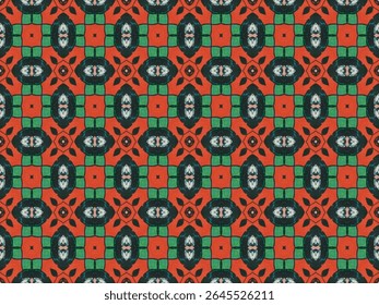 Seamless Wallpaper Graphic Geometric Decoration Texture Shape Fashion Cloth Digital Tile Luxury Visual Textile Perspective Template Fabric Art Design Endless Background Interior Symmetric Pattern.