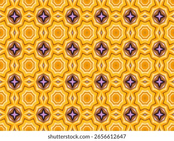 Nahtlose Tapete Graphic Perspective Visual Luxury Design Symmetrische endlose Hintergrund Dekoration Textur Innenbereich Fliesen Mode Art Shape Digital Stoff Geometrische Textil Template Pattern.