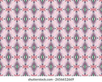 Papel de parede sem costura Perspectiva gráfica Visual Luxo Design Simétrico Sem Fim Decoração de Fundo Textura Telha Interior Moda Arte Forma Pano Digital Tecido Geométrico Têxtil Modelo Padrão.