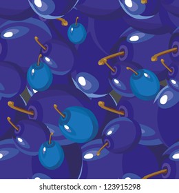 seamless wallpaper for holiday packages featuring berries plums