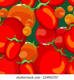 seamless wallpaper for holiday packages featuring ripe tomato vegetable