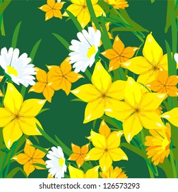 seamless wallpaper for holiday packages featuring flowers