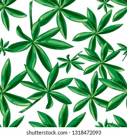 Seamless wallpaper of meadow flowers. Pattern from vector flowers. Flowers for creating cards, seamless backgrounds and wallpapers. Eps 10 vector.